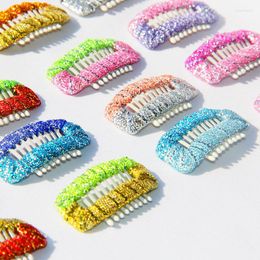 Dog Apparel Cute Colorful Pet Hair Pins Dual Colors Accessory Carbon Steel Geometry Pin Clip For Supplies Decor