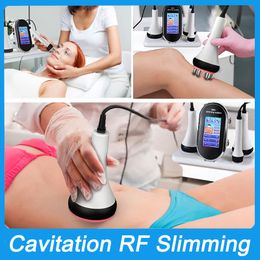 Hot Body Shaping Massage RF 40K Cavitation Machine Sextupole RF Head for Body Skin Tightening Tripolar RF Face Lifting Wrinkle Removal Ultrasonic Weight Fat Loss