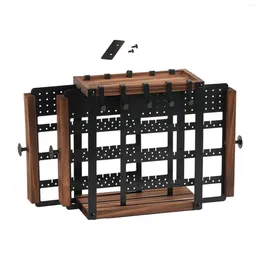 Jewellery Pouches Organiser Slide Out Panels Storage Rectangle Stand For Shopping Mall Store Live Broadcasting Pography