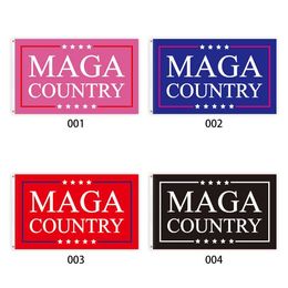 3x5 Fts 90x150cm 2024 Trump MAGA Flag Save America Again Flags Election Banner For President USA Direct factory wholesale
