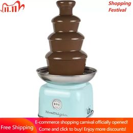 Other Kitchen Dining Bar 4layer electric chocolate fountain machine melted cheese candy and liqueur suitable for all occasions 32 ounces 231113