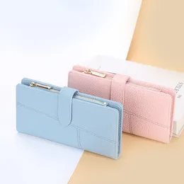 Wallets Fashion Hasp Lychees Pattern Long Clutchs Lightweight Multifunctional Purse For Money Card Storage