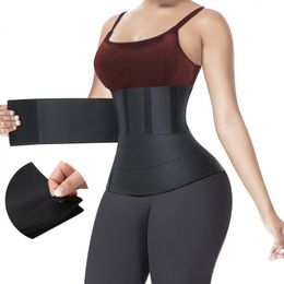 Women's Shapers Snatch Me Up Bandage Wrap Waist Trainer For Women Lower Belly Fat Waist Wraps For Stomach Wraps Post Partum Sauna Belt Plus Size 230414