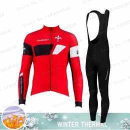 Cycling Jersey Sets Winter Thermal Fleece Mtb Male Clothing Sports Set Complete 2024 Road Bike Men s Man Team Sportswear Bycicle Suit 231114
