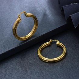 Backs Earrings WANDO African Round For Women Gold Color Jewelry Ethiopian/Arab/Brazilian/Africa/Middle East/Nigeria Wedding Earings