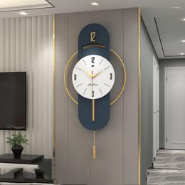 Wall Clocks Simple Big Size Clock Digital Fashion Living Room Nordic Modern Design Luxury Orologio Da Parete Home Decor