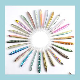 Party Favour Back To School Novelty Ballpoint Pen Fish Shape Student Writing Creative Prize Gift Pens Markers 0.7 Black Ink Colorf Dr Dhn08