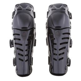 Elbow Knee Pads Motorcycle ATV Motocross Adjustable Shin Guard Pad for Motorbike Mountain Biking Black 231113