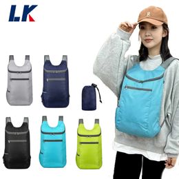 Outdoor Bags 20L Unisex Waterproof Foldable Bag Backpack Portable Camping Hiking Travelling Daypack Leisure Sport 231114