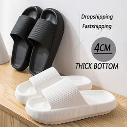 GAI EVA Slides Women Bathroom Shoes Summer Thick Platform Sandals Home Indoor Anti-slip Men Ladies Slippers Outdoor Beach Flip Flops 230414 GAI