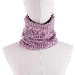 Scarves Winter Scarf Men Women Warm Knitted Ring Wool Thick Womens Neck Ski Covering Silk Hair Scarfs For Fashion