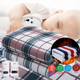 Electric Blanket 150cm Electric Blanket 220v Home Bed Sheet Thermal Heater Mat Heating Mattress Winter Thermostat Body Warmer Ddouble Cushion Pad 231114
