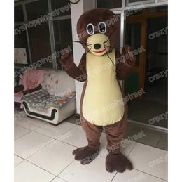 Christmas Sea lion Mascot Costume High quality Cartoon Character Outfits Halloween Carnival Dress Suits Adult Size Birthday Party Outdoor Outfit