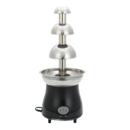 Other Kitchen Dining Bar Chocolate Fountain Machine Commercial Selfservice Three Layer DIY Waterfall Melting Pot 231113