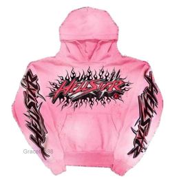 Women's Hoodies Sweatshirts Designer Women Sweatshirt Hoodie Zip Up Top Quality Men's Hellstar Hip Hop Bet Graphic Print Pink Oversized Hooded Men J1tc