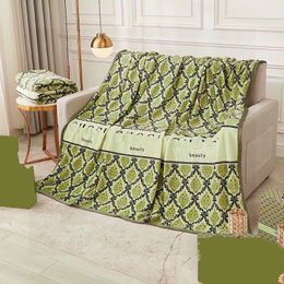 Blankets Designer Blanket Throw Classic g Letter Baby Sofa Decorative Throws Car Travel Woollen Bedding Accessories Csd2311142