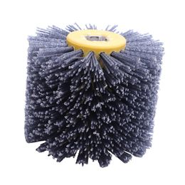 FreeshippingP80 nylon wheel drum polishing wheel woodworking brush metal processing tool Bvoge