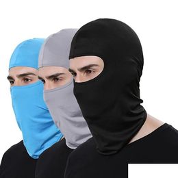 Máscaras de festa Ciclismo Motocicleta Máscara Facial Esportes Ao Ar Livre Capa Fl Er Clava Verão Sun Rotection Pescoço Scraf Equitação Headgear Drop Delivery Dh5Wu