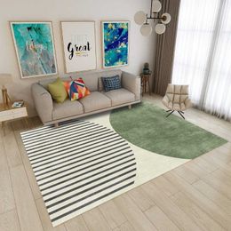 Carpets Nordic Luxury Carpet Living Room Big Size 200x300 Decoration Home Anti-skid Floor Mats Bedroom Decor Bedside Carpets Lounge Rug W0413