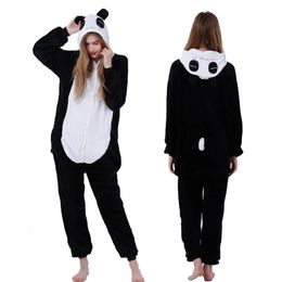 Pyjamas Adults Animal Onesies Unicorn Kigurumi Pyjamas Sleepwear Women Men Winter Unisex Panda Costumes Kids Cartoon Flannel Pyjamas 231113