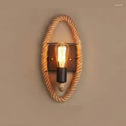 Wall Lamp Mounted Bedside Reading Light Creative Living Room Foyer Home Loft Style Led E27