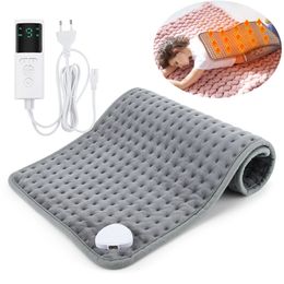 Electric Blanket Upgrade Electric Heating Blanket Foot Hand Abdomen Winter Warmer Washable Thermal Blankets Heated Pad Mat For Bed Sofa 58x29CM 231114