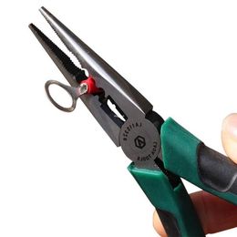 Freeshipping 6" Multi-function Long Nose Pliers High Hardness stainless Steel Needle Nose Pliers Jxgrh