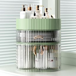 Storage Boxes Acrylic Transparent Cosmetic Box Lipstick Jewelry Finishing Rack Multifunctional Drawer Dustproof