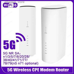 Routers 5G SIM Router LT500 Wireless Hotsport Router 1800 Mbps Wifi6 Gigabit LAN CPE Modem Router for Home Office Wifi Extender Q231114