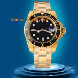 Relógio masculino submarino relógios automáticos de designer de moda Montre 40mm 904L aço inoxidável fecho deslizante relógios de pulso safira luminosa com caixa à prova d'água