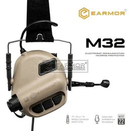 Other Sporting Goods EARMOR Tactical Headset M32 MOD4 IPSC Shooting Aviation Noise Cancelling Electronics Communication Airsoft Earphones 231113