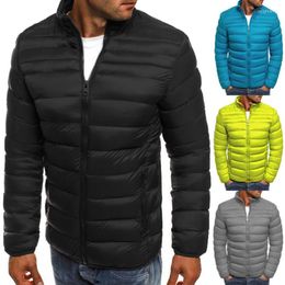 Men's Down Winter Jacket Men High Quality Warm Outwear Brand Slim Mens Coats Casual Windbreak Jackets 8 Pure Colour 2023 Parka