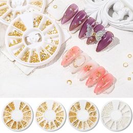 Nail Art Decorations Rivet Jewelry Accessories Sticker Professional DIY Decoration Supplies Hollow Metal Ladies Beauty Trend