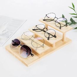Jewelry Pouches Solid Wood Glasses Display Rack Staircase Store Props Pine Multi-layer Storage
