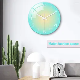 Wall Clocks Radio Controlled Clock Accurate Timekeeping Silent Modern Easy-to-read Battery Operated Quartz For Home