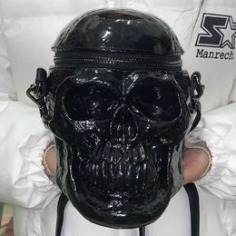 2023 New Skull Design Creative Halloween Dress Up Bag One Shoulder Crossbody Bag Punk Bag 231114