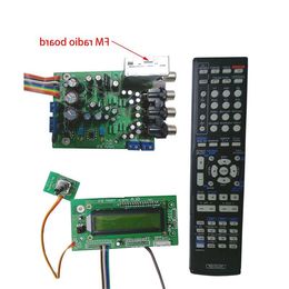 Freeshipping HiFi Infrared Remote Control Volume Control Adjust Board Amplifier Preamp Board Input Selection Tone Board With Display T0 Kljs