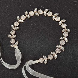 Hair Clips Burst Style Bride's Headdress Rhinestone Rope Band Wedding Ornament Handmade Jewellery