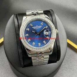 16 Style Mens Watches 41mm 36mm 278238 228238 Blue Dial Watch Automatic Mechanical movement Mens Diamond Bezel Stainless Steel Wrist Designer Watches