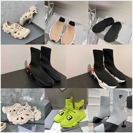 Erkek Ayakkabı Tasarımcı Spor Ayakkabı Sıradan Ayakkabı Çorap ve Ayakkabı Vintage Platform Eğitmenleri Denim Monogramlar Ayakkabı Kauçuk Tuval Deri Sneaker Kutu