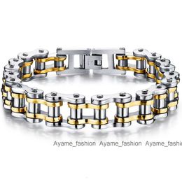 Super 18K Gold Silver Band Bracelet Statement Stainless Steel Jewelry stainless steel bracelet with packing