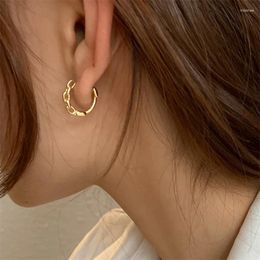 Hoop Earrings Fashion Geometric Chain For Women Huggie Piercing Circle Earring Gold Plated Jewellery Pendientes Brincos E2176