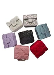 Женские стильные детские квадратные сумки для девочек, стеганые сумки-мессенджеры с ромбовидной решеткой, детская сумка на одно плечо с цепочкой A8733v