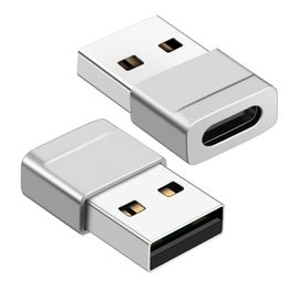 New Trending High quality Zinc alloy User Friendly Designed Type-C female to USB 2.0 Male Convert OTG Data Sync Charge Adapter