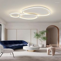 Ceiling Lights Living Room Lamp Ultra-thin Simple Modern Atmosphere Master Bedroom Dining Lamps Minimalist Pebble