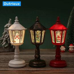 Christmas Decorations Christmas Decoration Crystal Ball Glow Table Light With Music Drifting Snow Lantern Christmas Gift Christmas Table 231113