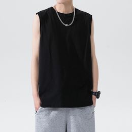 Men s Tank Tops Legible 2023 Summer Fashion Cotton Sleeveless Shirt Man Loose Casual Top Men 230414