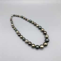 Choker Graduated Sizes Multicolor Shell Pearls Necklace Magnetic Clasp Short Style For Women And Girls Gifts 18 Inch