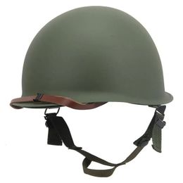 Tactical Helmets 1Pc Classic Double Layer Anti Riot Helmet StabResistant Protection Hard Hat High Quality Steel Security 231113