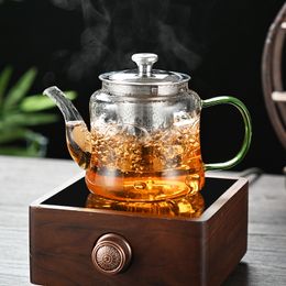 Drinkware Tea kettle Glass teapot Home tea set Philtre tea infuser
